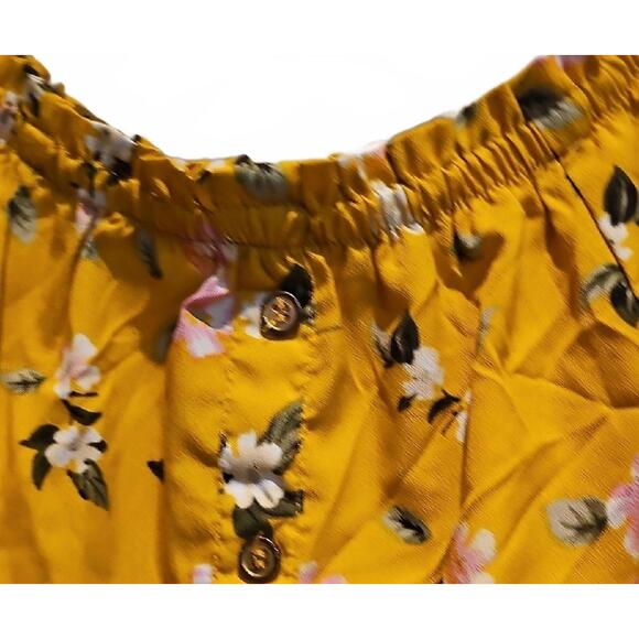 Floral Yellow Kids Top - Picture 4 of 6